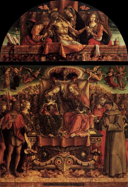 Carlo Crivelli: A Szűz koronázása